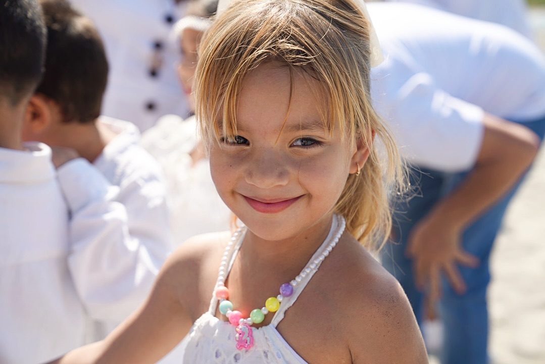Niña en la Pre-Clausura del Hogar Infantil Pedro León Acosta